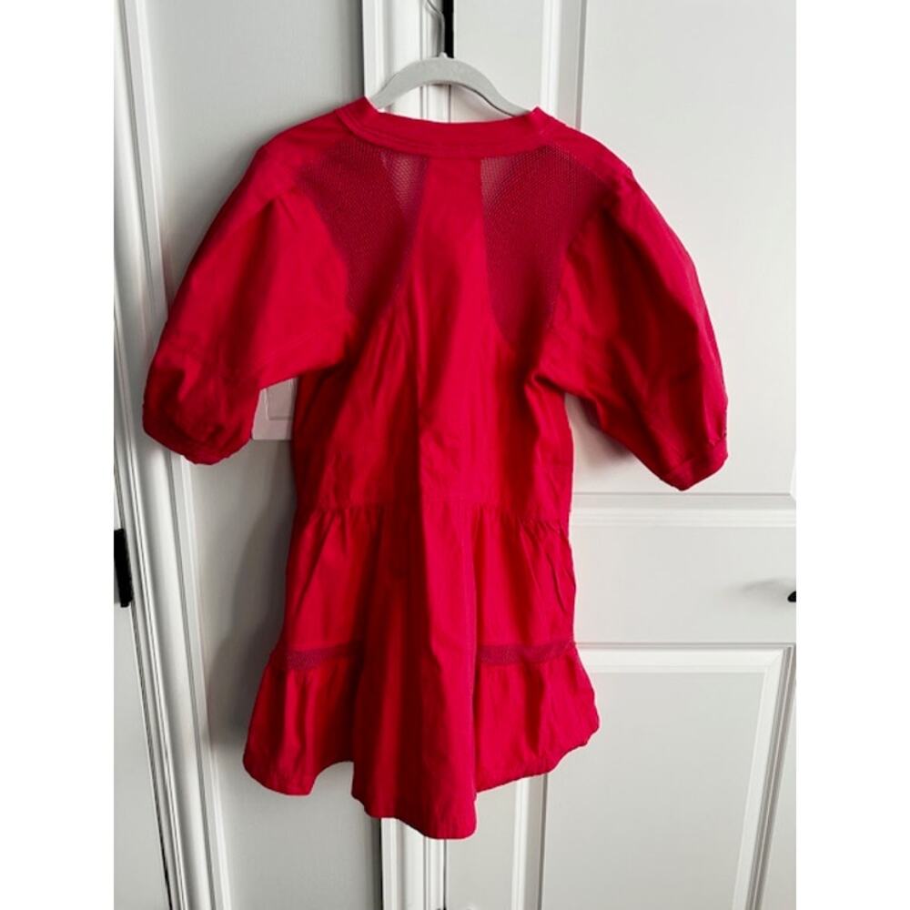 Daily Practice By Anthropologie NWOT Tiered Mini Zip Dress XS Pink - Picture 7 of 11